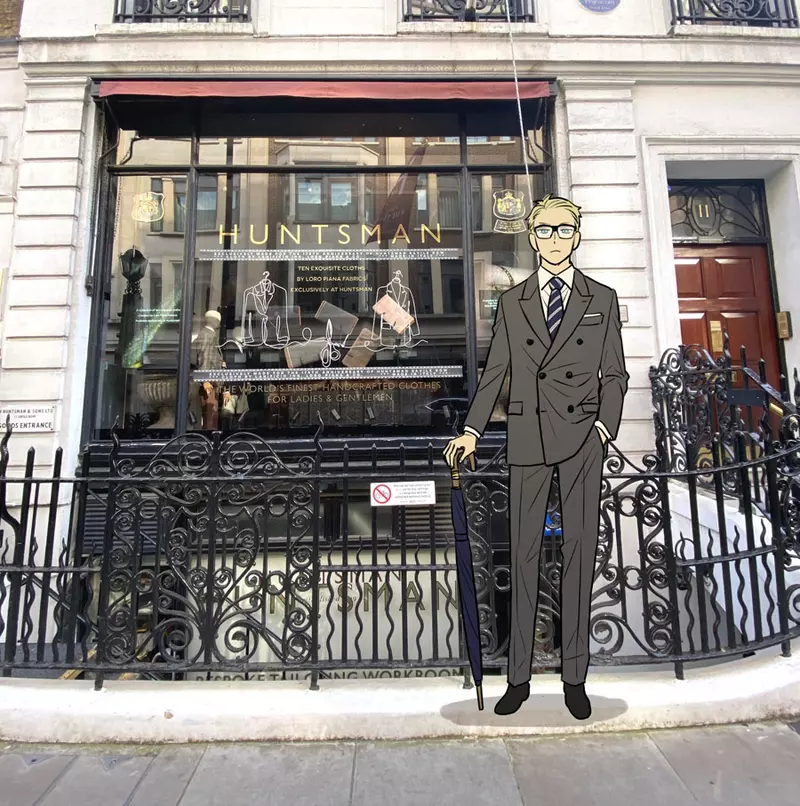 《远藤达哉的推特插图》前阵子去了趟英国旅行取材，间谍家家酒的角色们也跟着一起出现啦