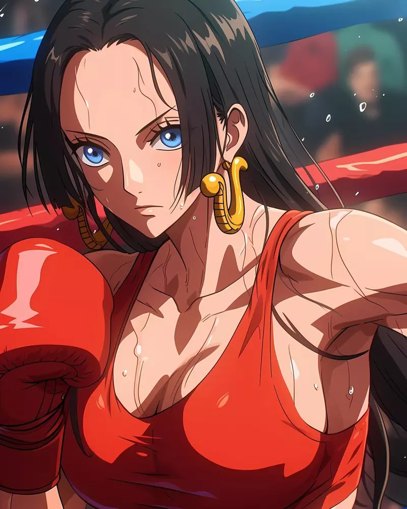 假如让动漫角色成为《拳击手》估计女子组的门票人气会高男子组很多喔XD