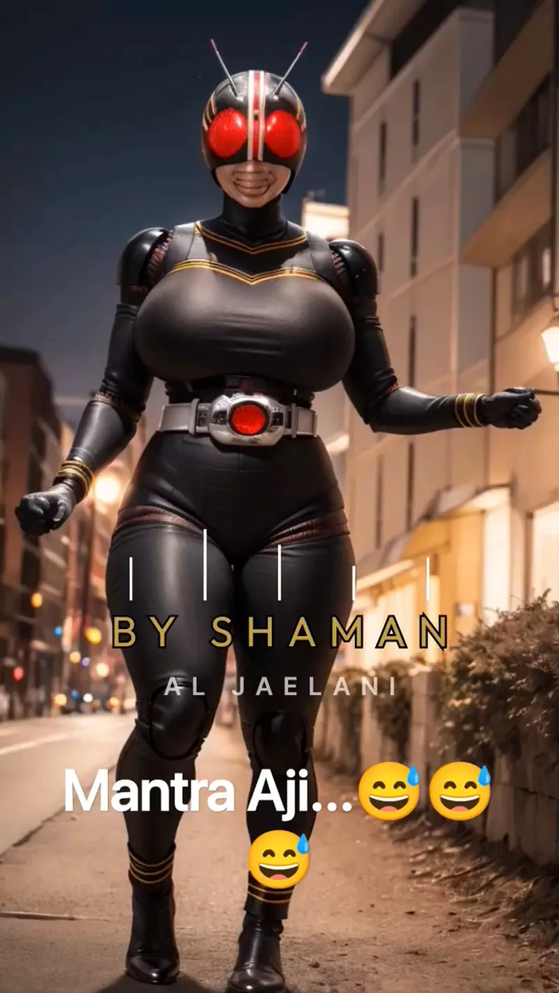 让AI表现出《女性版假面骑士》的模样如果特摄片真的这样演，会看的大人肯定比小孩子多XD
