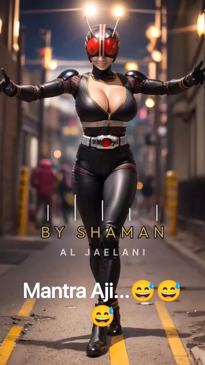 让AI表现出《女性版假面骑士》的模样如果特摄片真的这样演，会看的大人肯定比小孩子多XD