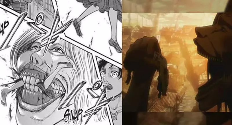 《进击的巨人漫画VS动画》欧美网友比较两种媒体的差异暴力血腥镜头其实改了这么多