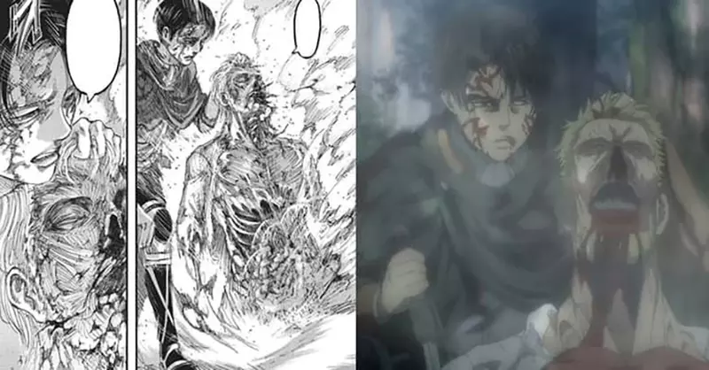《进击的巨人漫画VS动画》欧美网友比较两种媒体的差异暴力血腥镜头其实改了这么多