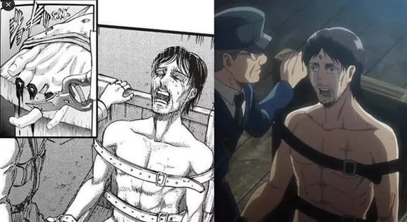 《进击的巨人漫画VS动画》欧美网友比较两种媒体的差异暴力血腥镜头其实改了这么多