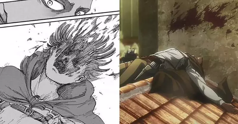《进击的巨人漫画VS动画》欧美网友比较两种媒体的差异暴力血腥镜头其实改了这么多