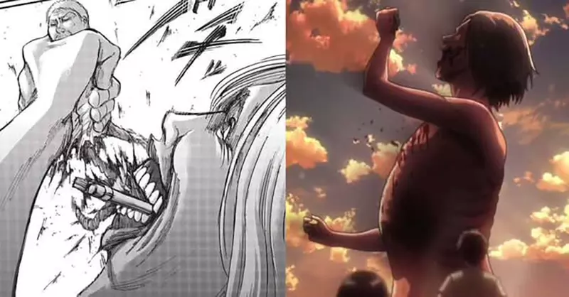 《进击的巨人漫画VS动画》欧美网友比较两种媒体的差异暴力血腥镜头其实改了这么多