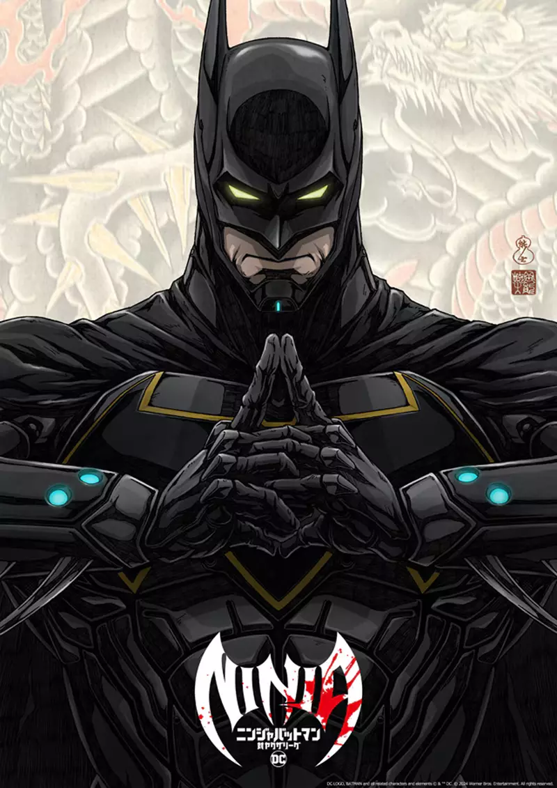 新作动画《忍者蝙蝠侠》公开特报影片新系列「Batman Ninja vs. Yakuza League」最新画面公开