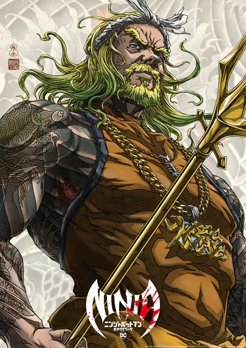 新作动画《忍者蝙蝠侠》公开特报影片新系列「Batman Ninja vs. Yakuza League」最新画面公开