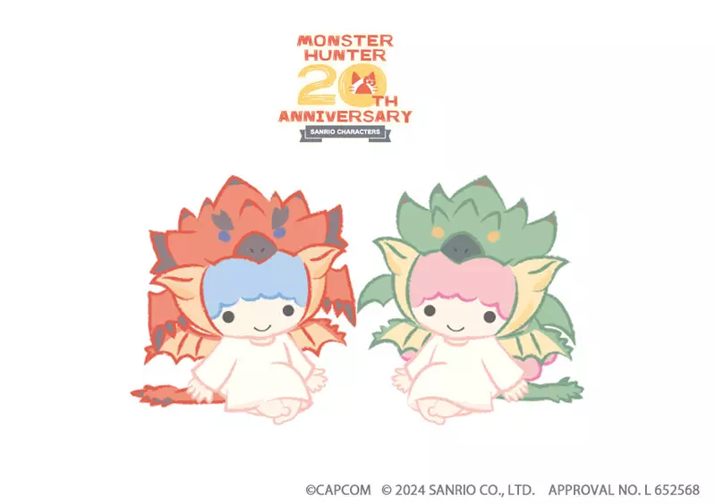 这么魔物太可爱《魔物猎人×三丽鸥》真的没有什么不能合作的啊～