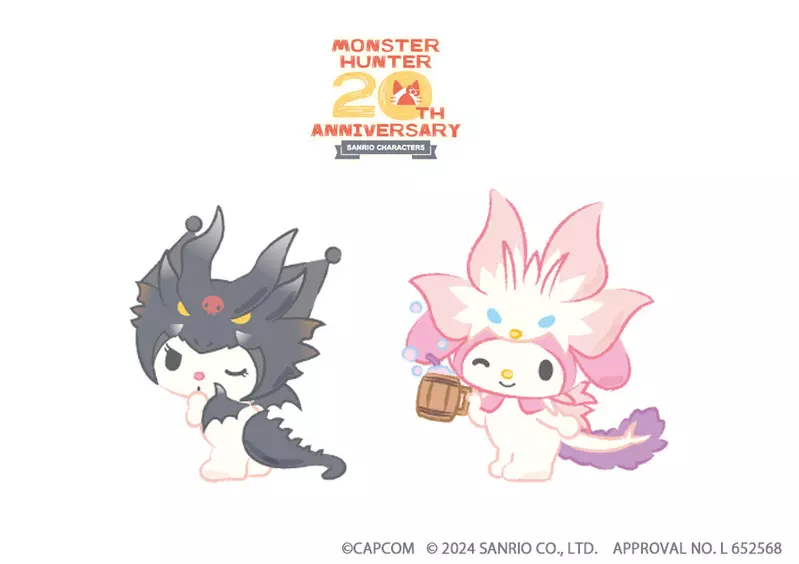 这么魔物太可爱《魔物猎人×三丽鸥》真的没有什么不能合作的啊～