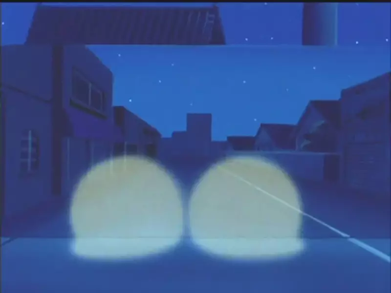 《80年代的动画夜景》蓝色调让资深动漫迷超怀念这种氛围在现代作品找不到了？