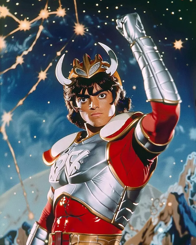 如果《圣斗士星矢》比原作早10年发行并推出真人版，那这1975年的版本就非常有舞台剧的味道惹