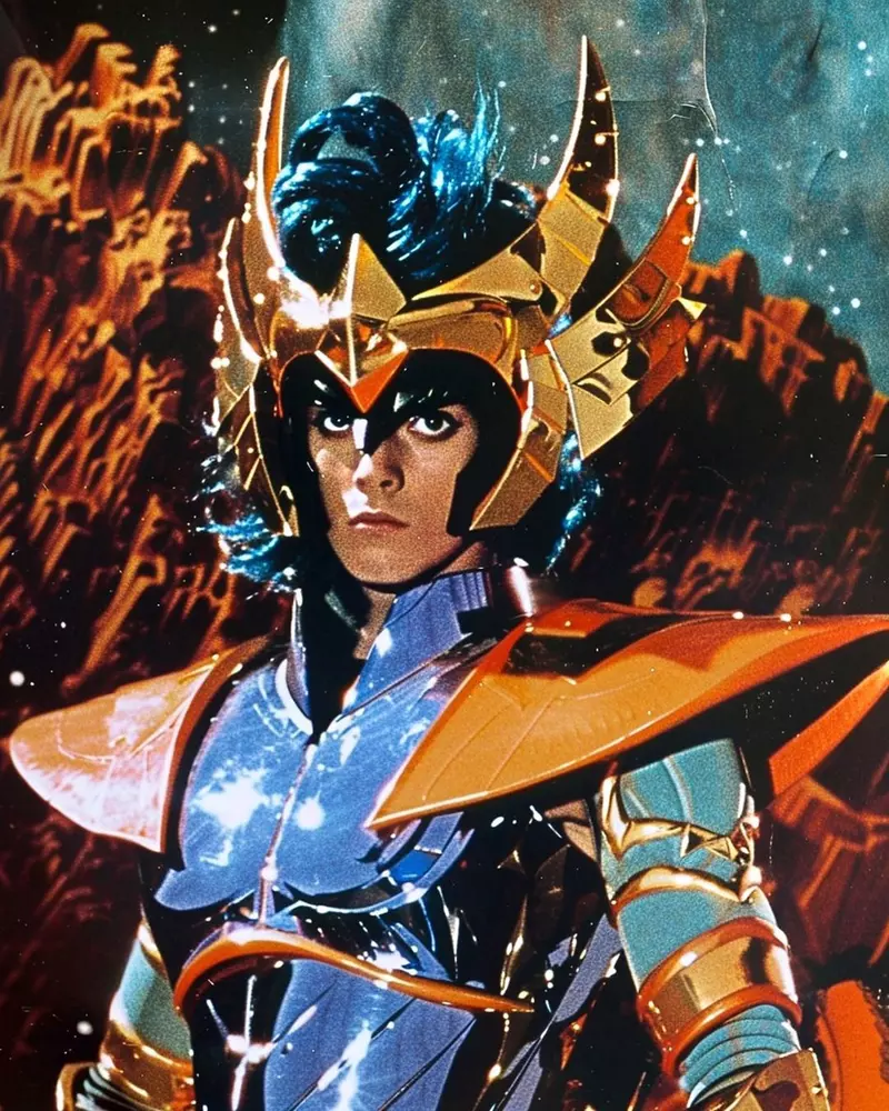 如果《圣斗士星矢》比原作早10年发行并推出真人版，那这1975年的版本就非常有舞台剧的味道惹