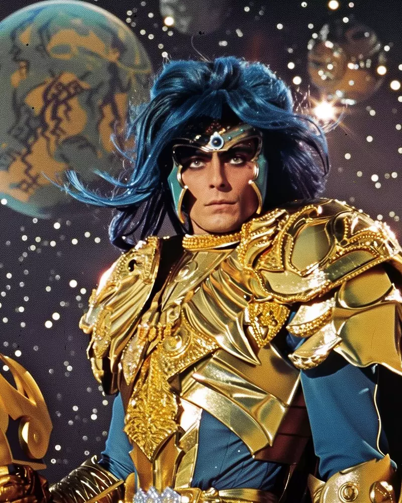 如果《圣斗士星矢》比原作早10年发行并推出真人版，那这1975年的版本就非常有舞台剧的味道惹