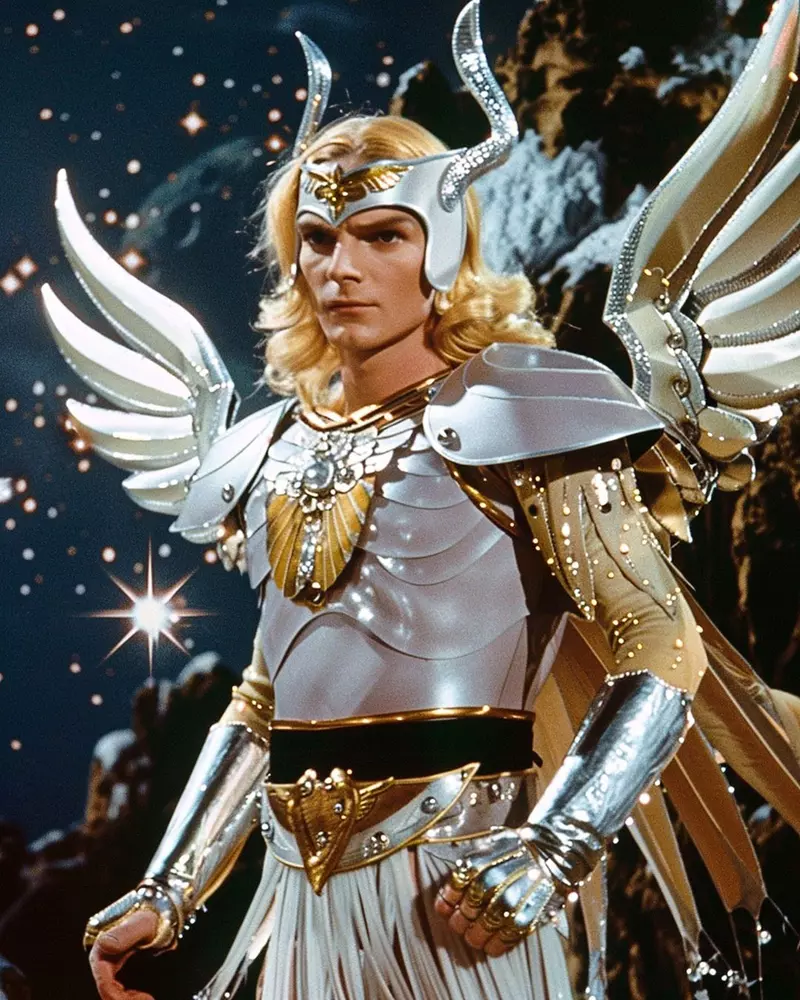 如果《圣斗士星矢》比原作早10年发行并推出真人版，那这1975年的版本就非常有舞台剧的味道惹