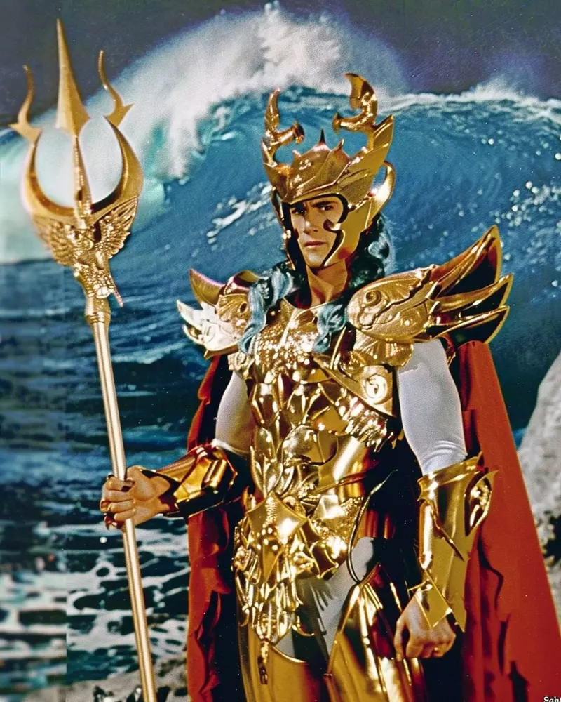 如果《圣斗士星矢》比原作早10年发行并推出真人版，那这1975年的版本就非常有舞台剧的味道惹
