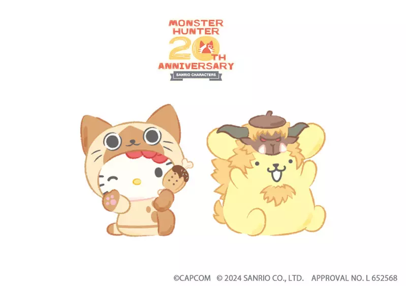 这么魔物太可爱《魔物猎人×三丽鸥》真的没有什么不能合作的啊～