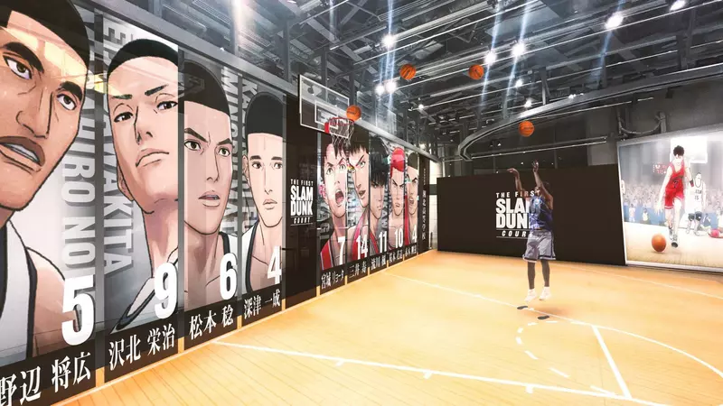 灌篮高手电影版《THE FIRST SLAM DUNK》复活上映期间限定「比赛场景&更衣室」快去朝圣