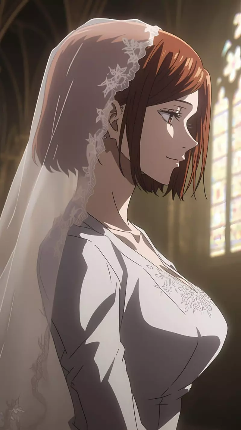 《动漫女角婚纱造型》女生心中最梦幻的衣裳，要不是有AI这画面还真不容易看到