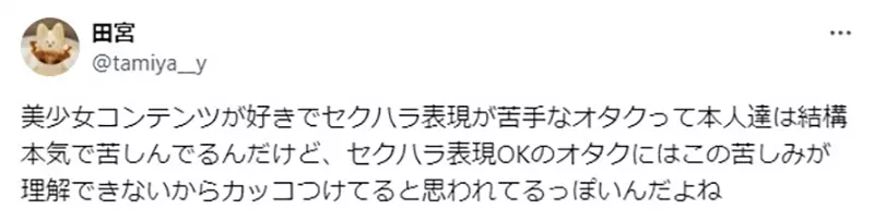 《不喜欢色情元素的宅宅》喜欢美少女但是讨厌性骚扰会被当成洁癖遭到圈内人排挤？