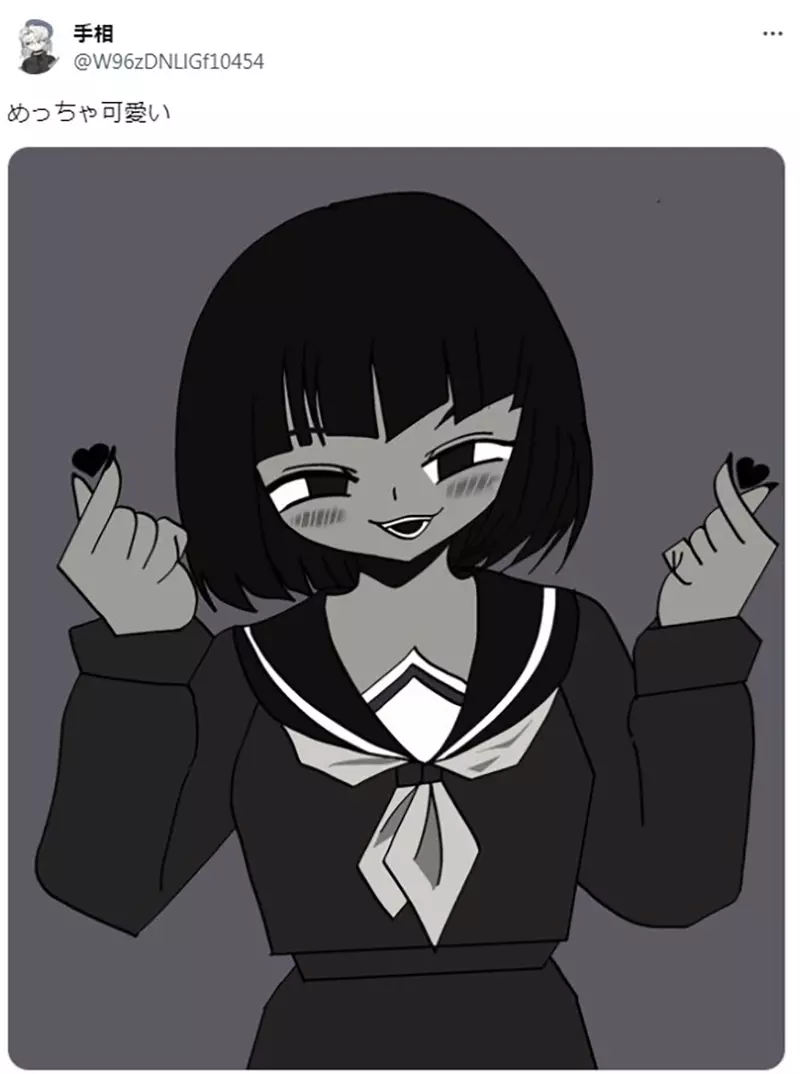 《每天都很黑的黑黑同学》不存在的漫画人物却超有魅力网友们靠着二创让她活起来