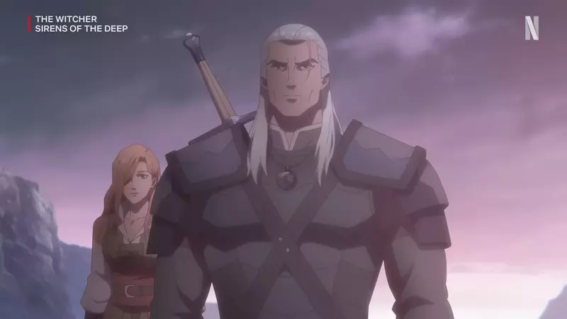Netflix动画《猎魔士：深渊海妖》外传电影预计2025年2月11号推出