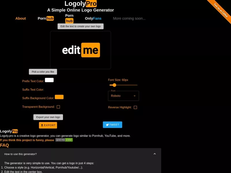 Logoly.Pro 网站预览截图
