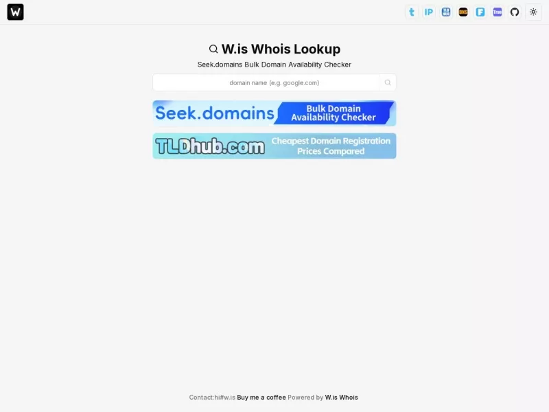 WHO.LS 网站预览截图