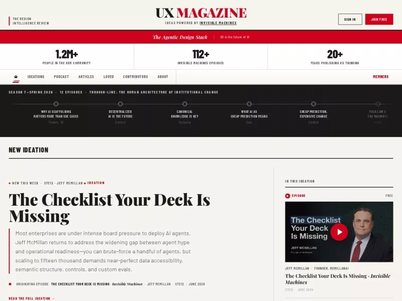 UX Magazine 网站预览截图