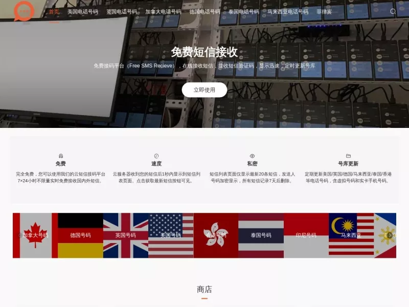 接码号 网站预览截图