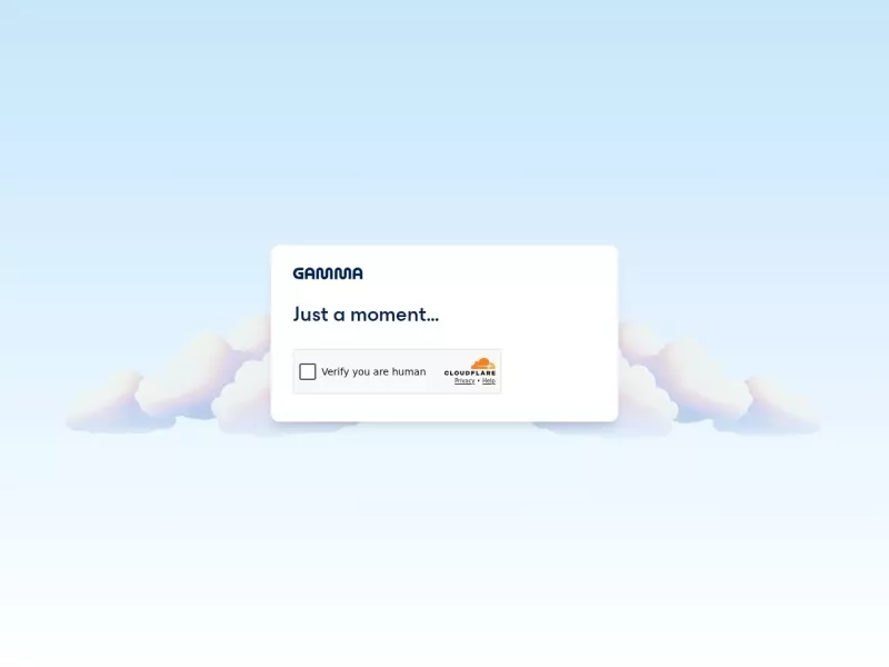 Gamma 网站预览截图