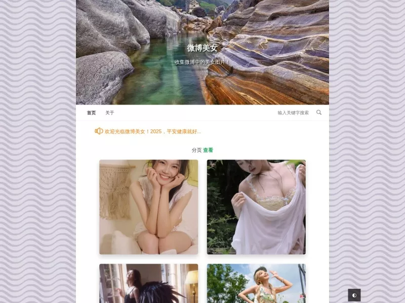微博美女 网站预览截图