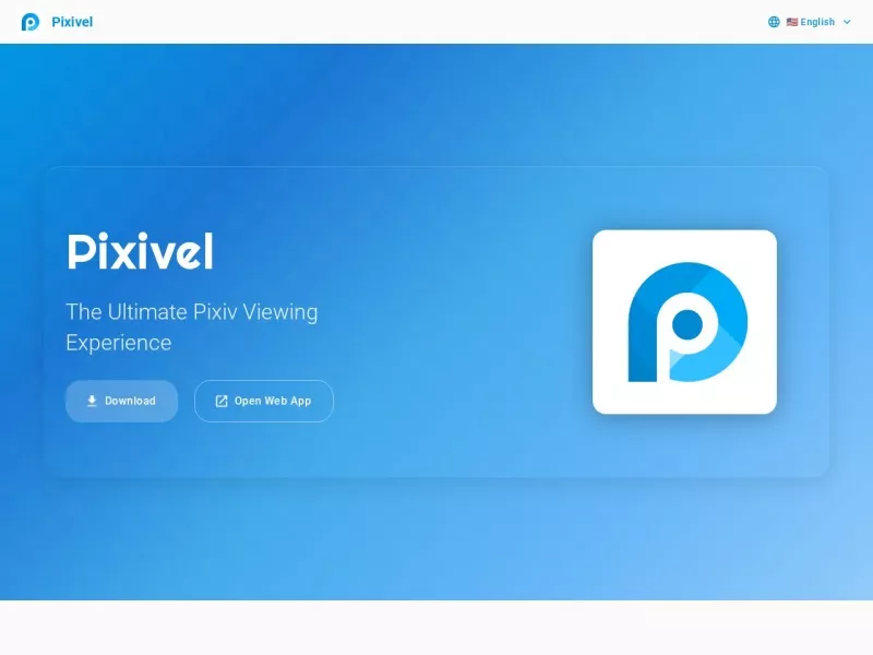 Pixivel 网站预览截图