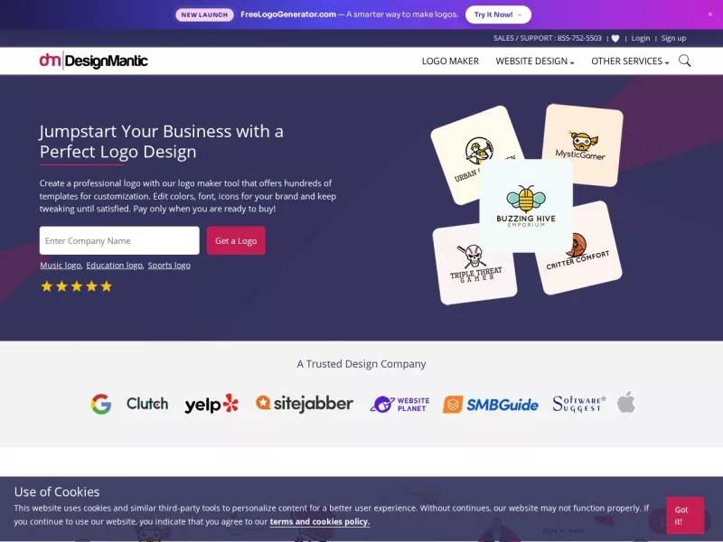 Designmantic 网站预览截图