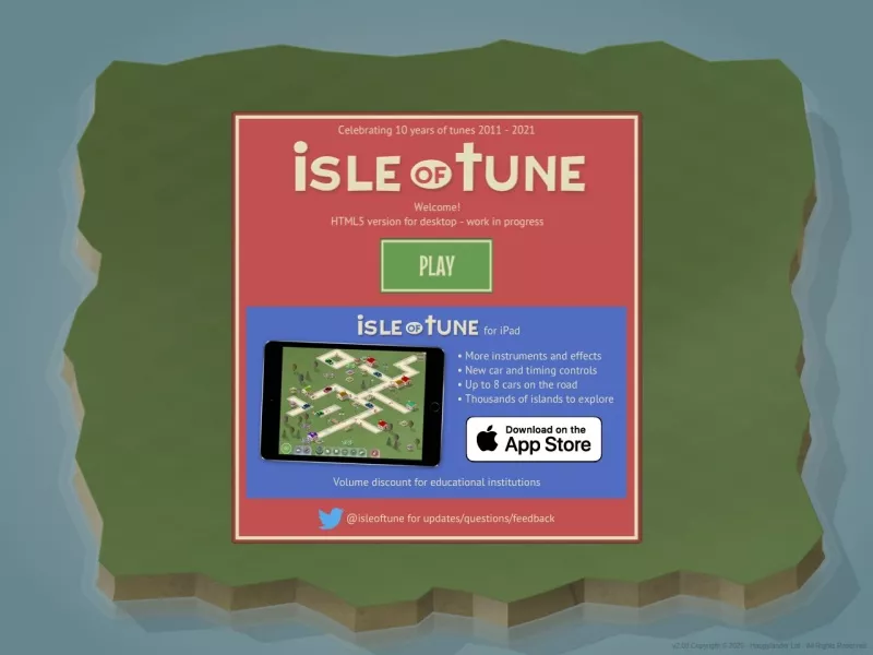Isle of Tune 网站预览截图