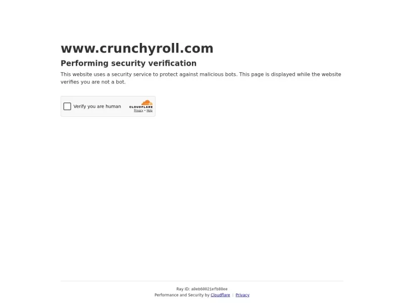 crunchyroll 网站预览截图