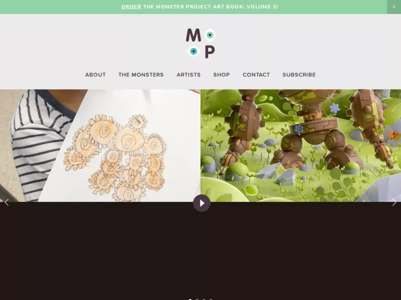 怪物计划 网站预览截图