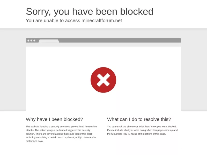 Minecraft Forum 网站预览截图