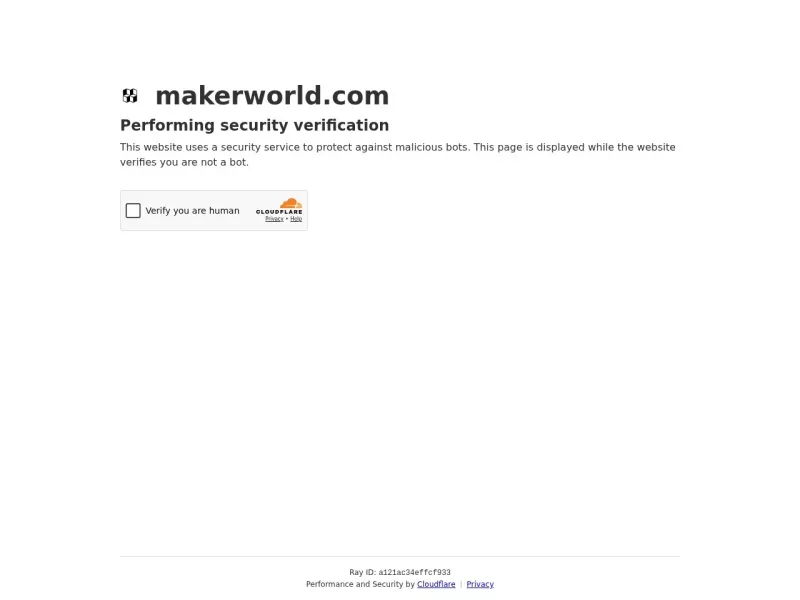 MakerWorld 网站预览截图