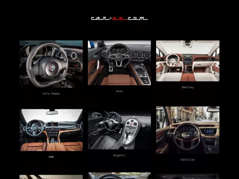 car-ux 网站预览截图