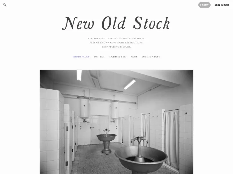 New Old Stock 网站预览截图