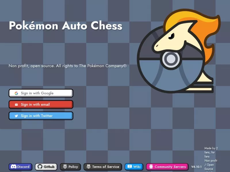 Pokemon: Auto Chess 网站预览截图