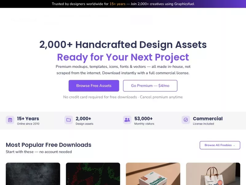 Graphicsfuel 网站预览截图