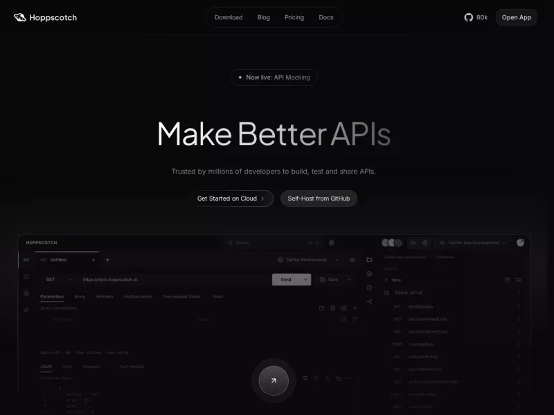 hoppscotch 网站预览截图