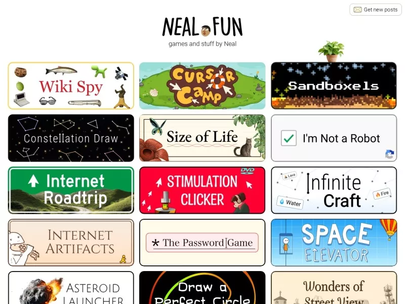 Neal.fun 网站预览截图