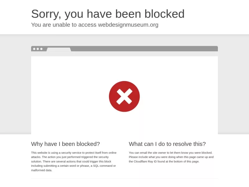 网站设计博物馆 网站预览截图