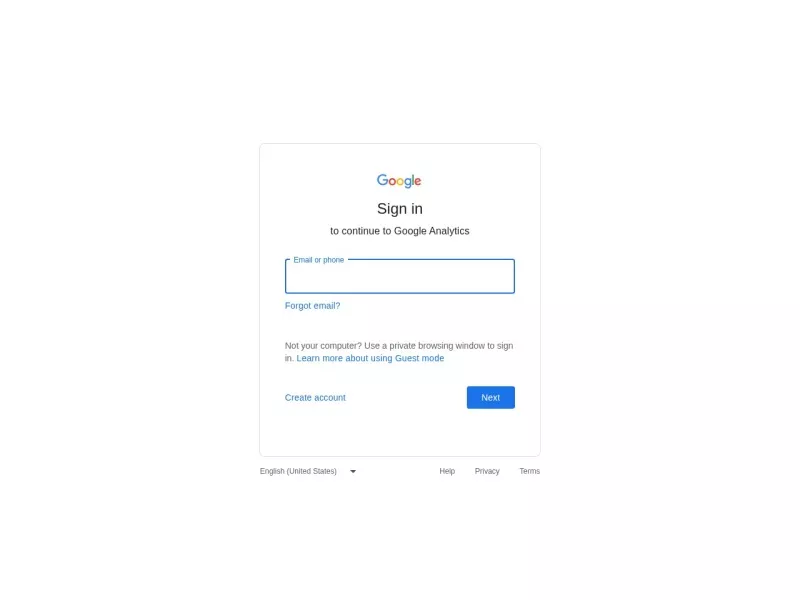 谷歌统计 网站预览截图