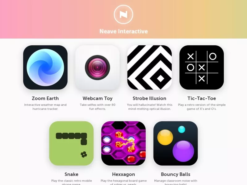 Neave Interactive 网站预览截图