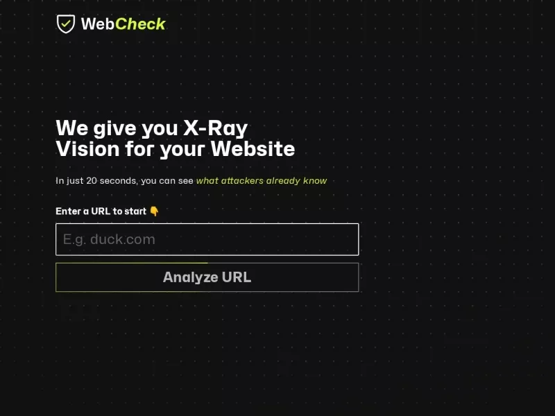 web检测工具 网站预览截图