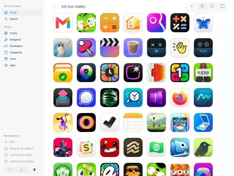 IOS图标库 网站预览截图