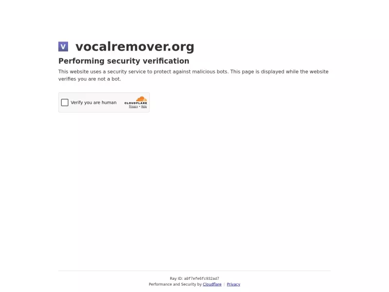 Vocalremover声音处理 网站预览截图